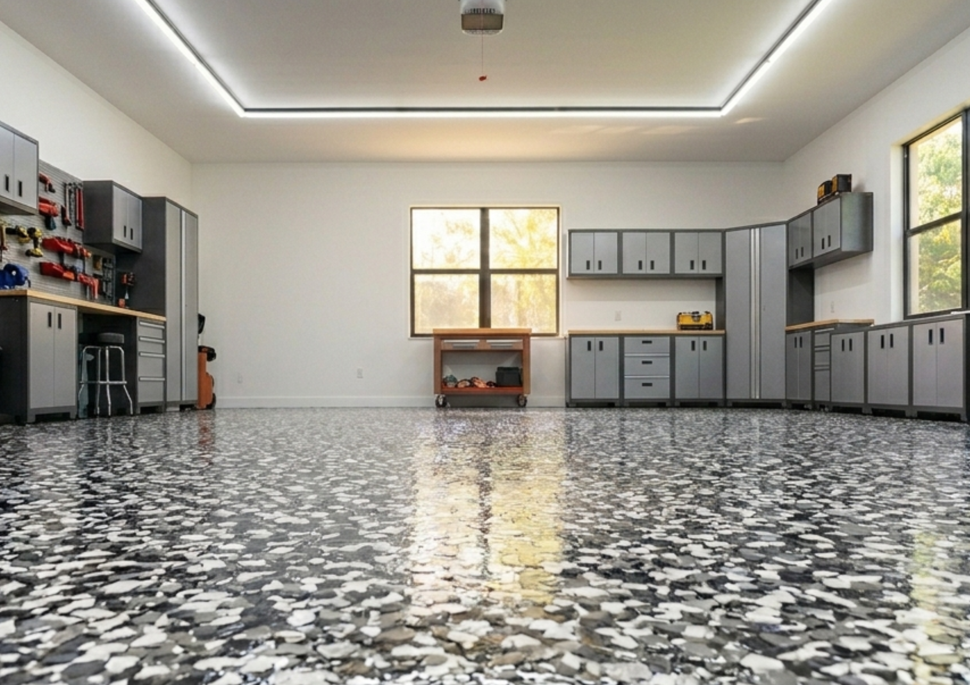 Epoxy Flake Finish
